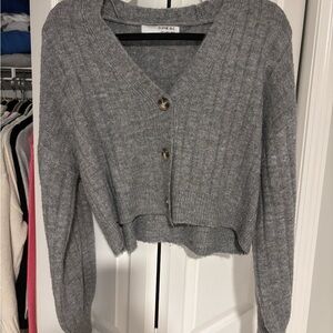 Sophie Rue Charcoal Cardigan Sweater